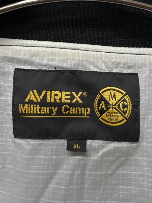 AVIREX（アヴィレックス）AVIREX (アヴィレックス) コンビネーションシースルージャケット ブラック サイズ:ＸＬの古着・服飾アイテム