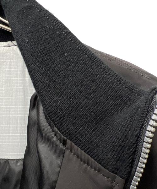 AVIREX（アヴィレックス）AVIREX (アヴィレックス) コンビネーションシースルージャケット ブラック サイズ:ＸＬの古着・服飾アイテム