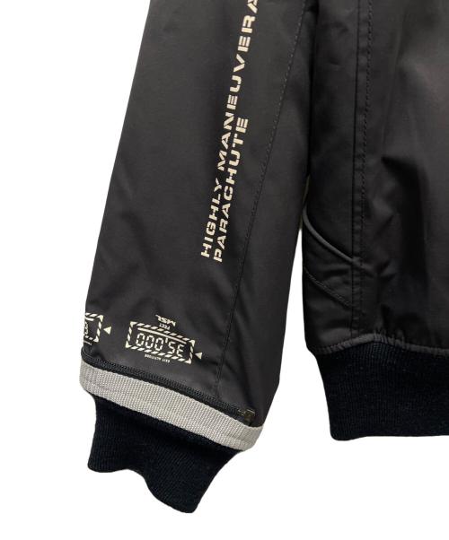 AVIREX（アヴィレックス）AVIREX (アヴィレックス) コンビネーションシースルージャケット ブラック サイズ:ＸＬの古着・服飾アイテム