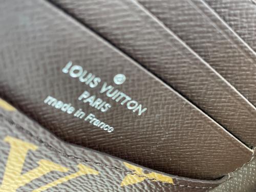 LOUIS VUITTON（ルイ ヴィトン）LOUIS VUITTON (ルイ ヴィトン) ポルトフォイユスレンダー ブルーの古着・服飾アイテム
