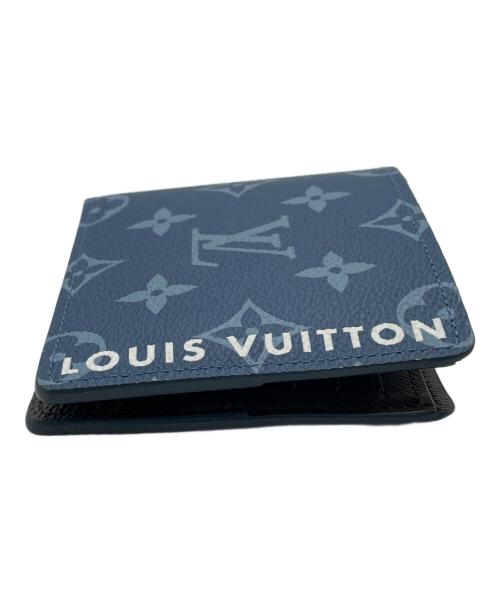 LOUIS VUITTON（ルイ ヴィトン）LOUIS VUITTON (ルイ ヴィトン) ポルトフォイユスレンダー ブルーの古着・服飾アイテム