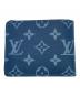 LOUIS VUITTON (ルイ ヴィトン) ポルトフォイユスレンダー ブルー：68000円