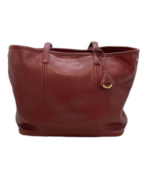 aniary（アニアリ）aniary (アニアリ) シュリンクレザートートバッグ レッドの古着・服飾アイテム