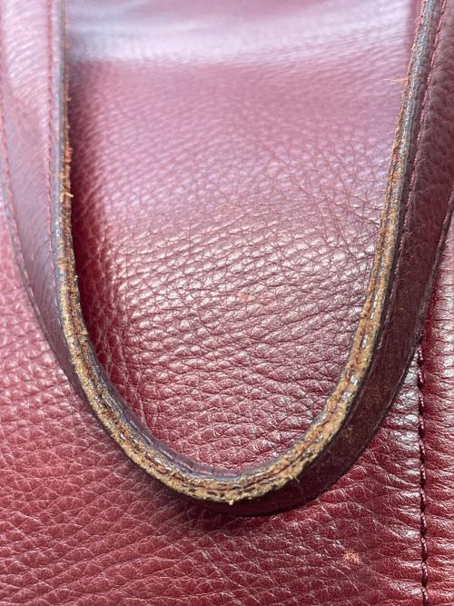 aniary（アニアリ）aniary (アニアリ) シュリンクレザートートバッグ レッドの古着・服飾アイテム