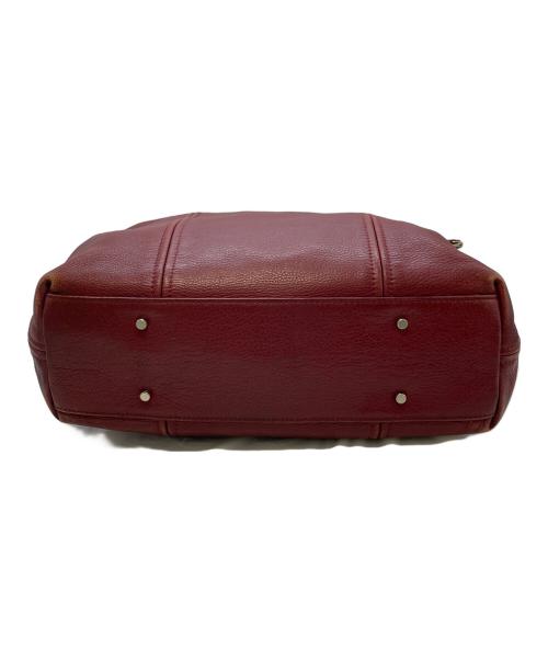 aniary（アニアリ）aniary (アニアリ) シュリンクレザートートバッグ レッドの古着・服飾アイテム