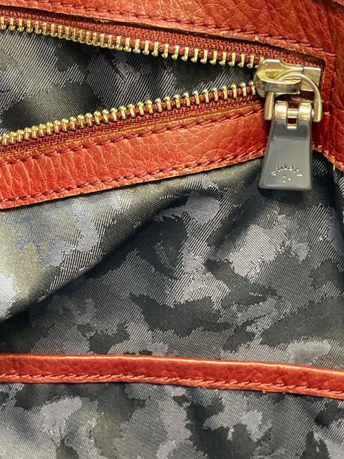 aniary（アニアリ）aniary (アニアリ) シュリンクレザートートバッグ レッドの古着・服飾アイテム