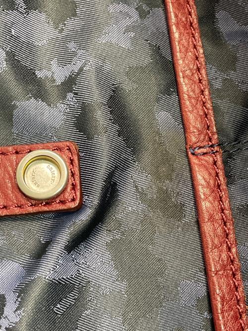 aniary（アニアリ）aniary (アニアリ) シュリンクレザートートバッグ レッドの古着・服飾アイテム