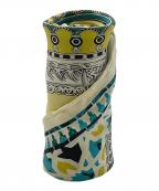 manipuriマニプリ）の古着「シルクスカーフ65」｜イエロー×グリーン