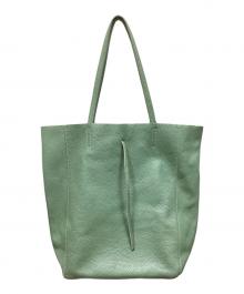 MARLON（マロン）の古着「レザートートバッグ」｜グリーン