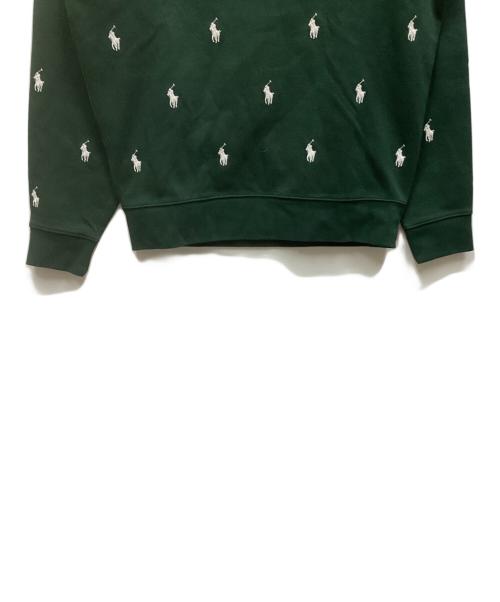 POLO RALPH LAUREN（ポロ・ラルフローレン）POLO RALPH LAUREN (ポロ・ラルフローレン) スウェット グリーン サイズ:Mの古着・服飾アイテム