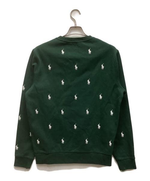 POLO RALPH LAUREN（ポロ・ラルフローレン）POLO RALPH LAUREN (ポロ・ラルフローレン) スウェット グリーン サイズ:Mの古着・服飾アイテム
