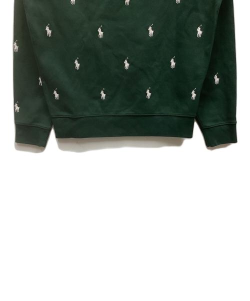 POLO RALPH LAUREN（ポロ・ラルフローレン）POLO RALPH LAUREN (ポロ・ラルフローレン) スウェット グリーン サイズ:Mの古着・服飾アイテム