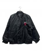 CHICAGO BULLSシカゴブルズ）の古着「リバーシブルブルゾン」｜ブラック×レッド