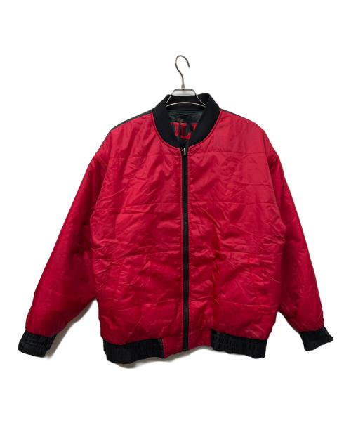 CHICAGO BULLS（シカゴブルズ）CHICAGO BULLS (シカゴブルズ) リバーシブルブルゾン ブラック×レッド サイズ:Mの古着・服飾アイテム