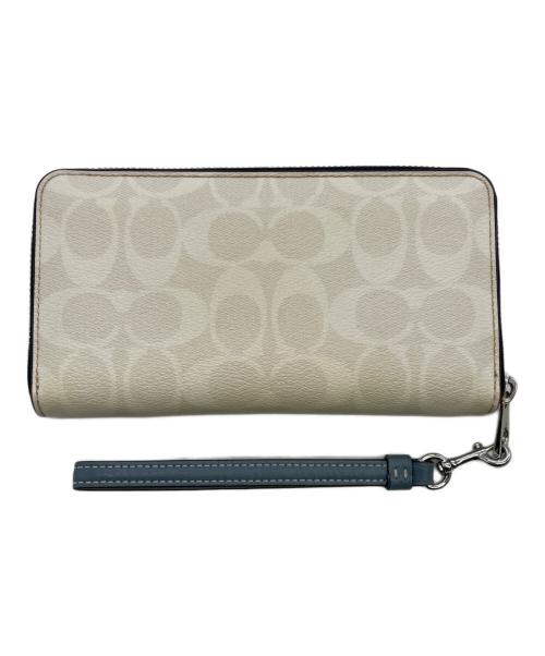 COACH（コーチ）COACH Long Zip Around Wallet In Signature Canvas With Varsity Motif(ロングジップアラウンドウォレット インシグネチャーキャンバス ウィズヴァーシティモチーフ)の古着・服飾アイテム