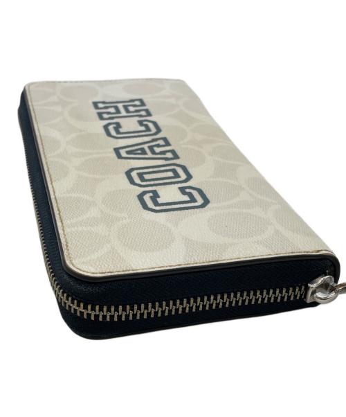 COACH（コーチ）COACH Long Zip Around Wallet In Signature Canvas With Varsity Motif(ロングジップアラウンドウォレット インシグネチャーキャンバス ウィズヴァーシティモチーフ)の古着・服飾アイテム