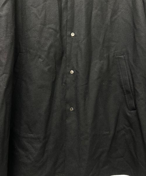 CLANE HOMME（クラネ オム）CLANE HOMME (クラネ オム) OVER SIZE FLANNEL SHIRT ブラック サイズ:１の古着・服飾アイテム
