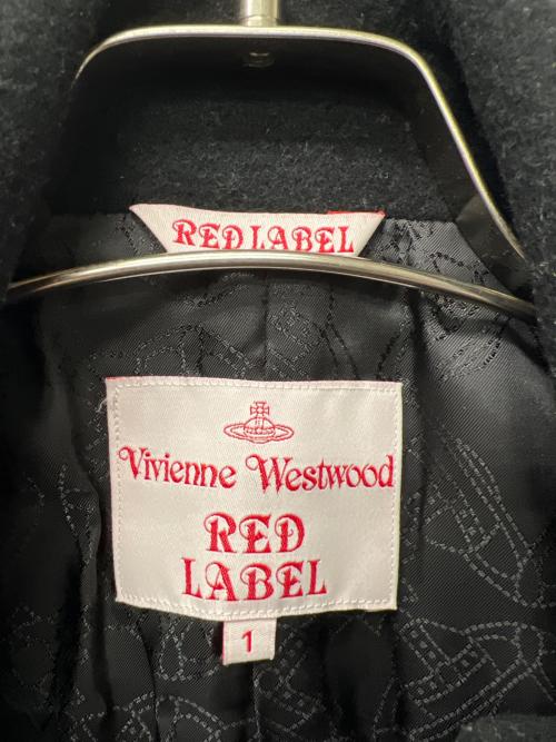 Vivienne Westwood RED LABEL（ヴィヴィアンウエストウッドレッドレーベル）Vivienne Westwood RED LABEL (ヴィヴィアンウエストウッドレッドレーベル) ウールジャケット ブラック サイズ:１の古着・服飾アイテム