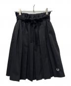 FRED PERRYフレッドペリー）の古着「プリーツスカート」｜ブラック