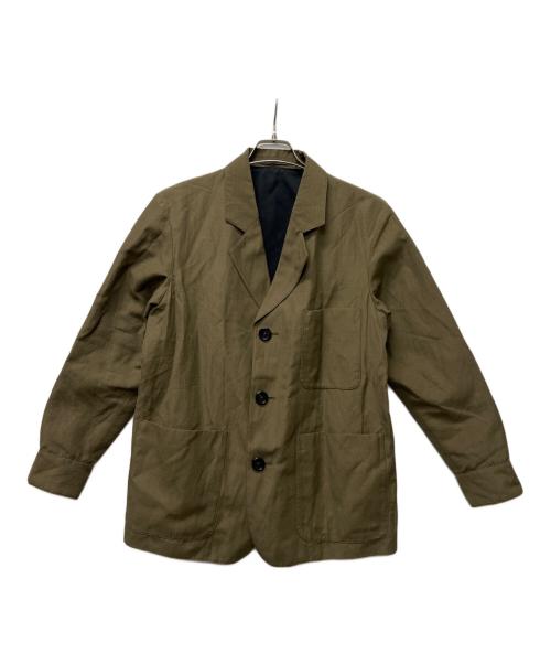 MARGARET HOWELL（マーガレットハウエル）MARGARET HOWELL (マーガレットハウエル) テーラードジャケット オリーブ サイズ:Ｓの古着・服飾アイテム