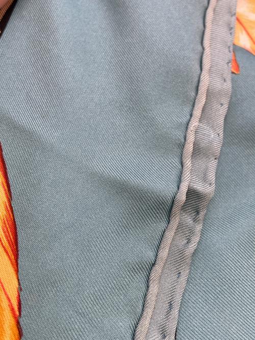 HERMES（エルメス）HERMES (エルメス) カレ　90　BRAZIL スカイブルーの古着・服飾アイテム