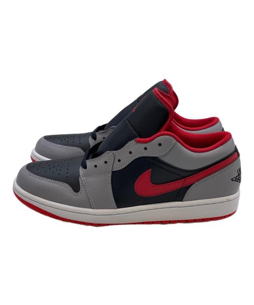 NIKE（ナイキ）NIKE (ナイキ) AIR JORDAN 1 LOW グレー×ブラック サイズ:cm27.5の古着・服飾アイテム