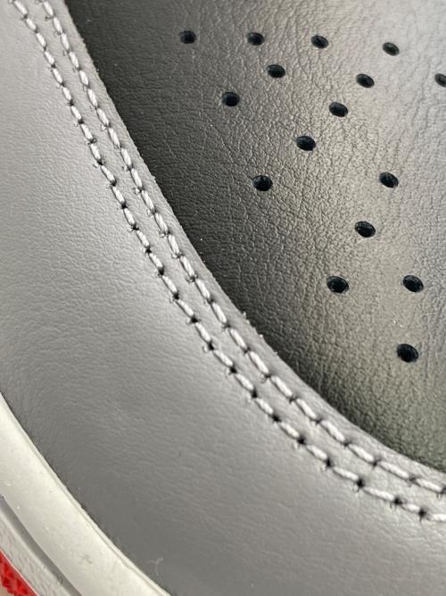 NIKE（ナイキ）NIKE (ナイキ) AIR JORDAN 1 LOW グレー×ブラック サイズ:cm27.5の古着・服飾アイテム