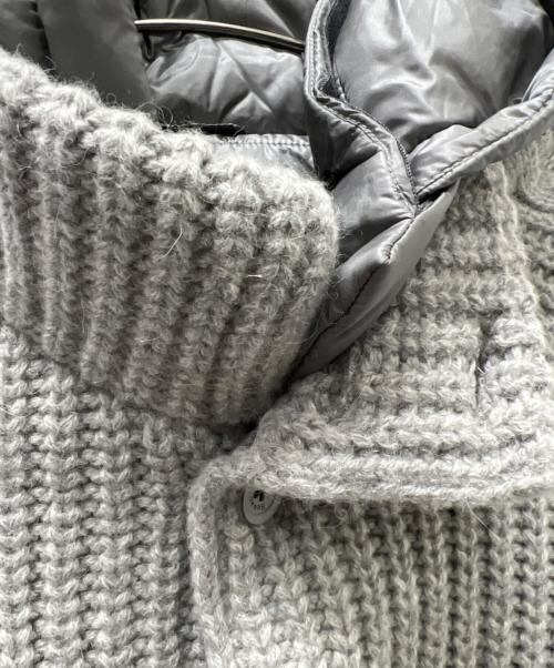 HERNO（ヘルノ）HERNO (ヘルノ) 中綿ニットコート グレー サイズ:５４の古着・服飾アイテム