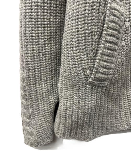 HERNO（ヘルノ）HERNO (ヘルノ) 中綿ニットコート グレー サイズ:５４の古着・服飾アイテム