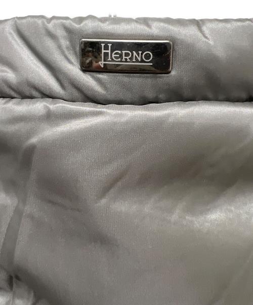 HERNO（ヘルノ）HERNO (ヘルノ) 中綿ニットコート グレー サイズ:５４の古着・服飾アイテム