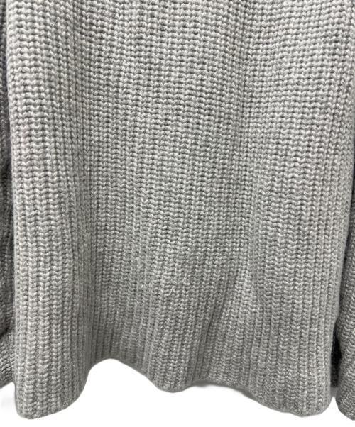 HERNO（ヘルノ）HERNO (ヘルノ) 中綿ニットコート グレー サイズ:５４の古着・服飾アイテム