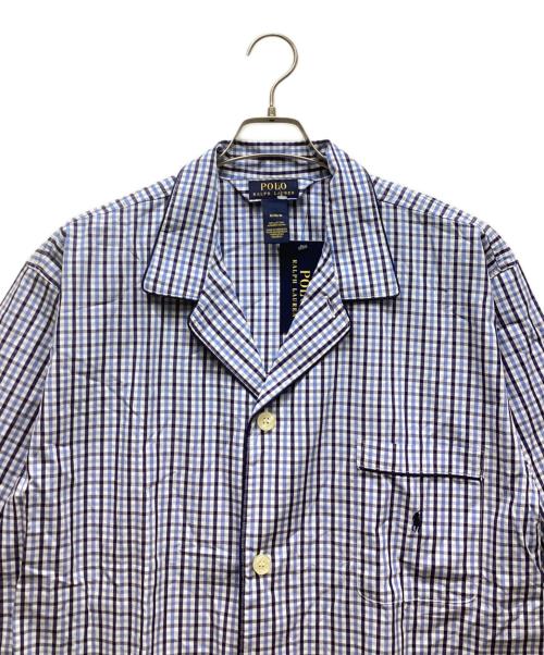 POLO RALPH LAUREN（ポロ・ラルフローレン）POLO RALPH LAUREN (ポロ・ラルフローレン) 半袖シャツ ブルー サイズ:M 未使用品の古着・服飾アイテム