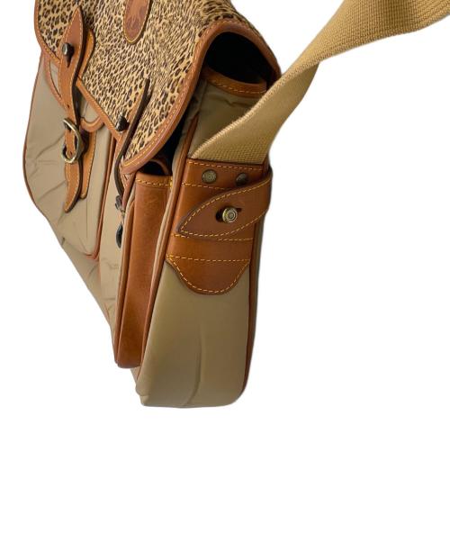 HUNTING WORLD（ハンティングワールド）HUNTING WORLD (ハンティングワールド) 2WAYショルダーバッグ ベージュの古着・服飾アイテム