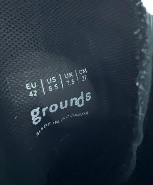 grounds（グラウンズ）grounds (グラウンズ) スニーカー ブラック サイズ:27の古着・服飾アイテム