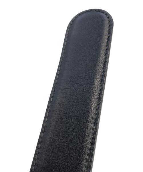 GUCCI（グッチ）GUCCI (グッチ) インターロッキングレザーベルト ブラウンの古着・服飾アイテム