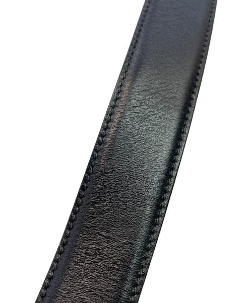 GUCCI（グッチ）GUCCI (グッチ) インターロッキングレザーベルト ブラウンの古着・服飾アイテム