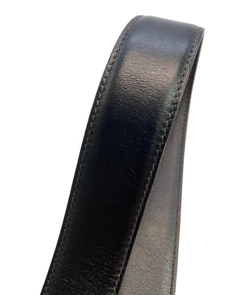 GUCCI（グッチ）GUCCI (グッチ) インターロッキングレザーベルト ブラウンの古着・服飾アイテム