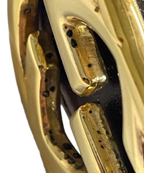 GUCCI（グッチ）GUCCI (グッチ) インターロッキングレザーベルト ブラウンの古着・服飾アイテム