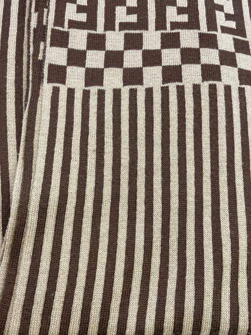 FENDI（フェンディ）FENDI (フェンディ) マフラー ブラウンの古着・服飾アイテム