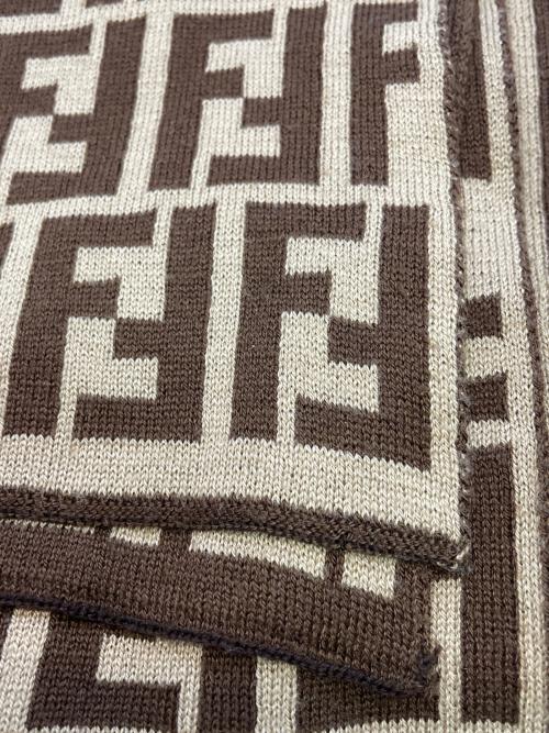 FENDI（フェンディ）FENDI (フェンディ) マフラー ブラウンの古着・服飾アイテム