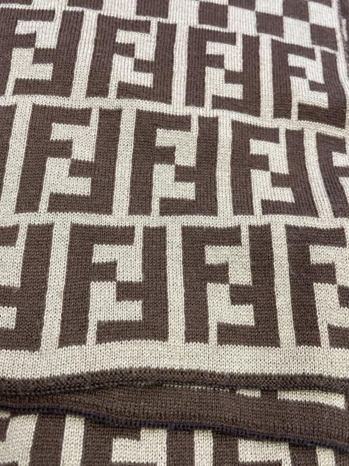 FENDI（フェンディ）FENDI (フェンディ) マフラー ブラウンの古着・服飾アイテム