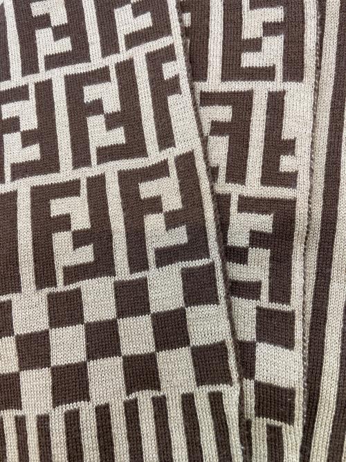 FENDI（フェンディ）FENDI (フェンディ) マフラー ブラウンの古着・服飾アイテム