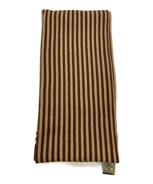 FENDI（フェンディ）FENDI (フェンディ) マフラー ブラウンの古着・服飾アイテム