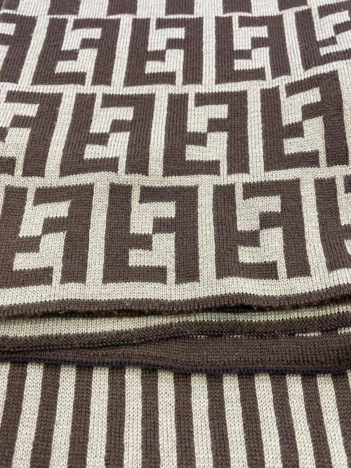 FENDI（フェンディ）FENDI (フェンディ) マフラー ブラウンの古着・服飾アイテム