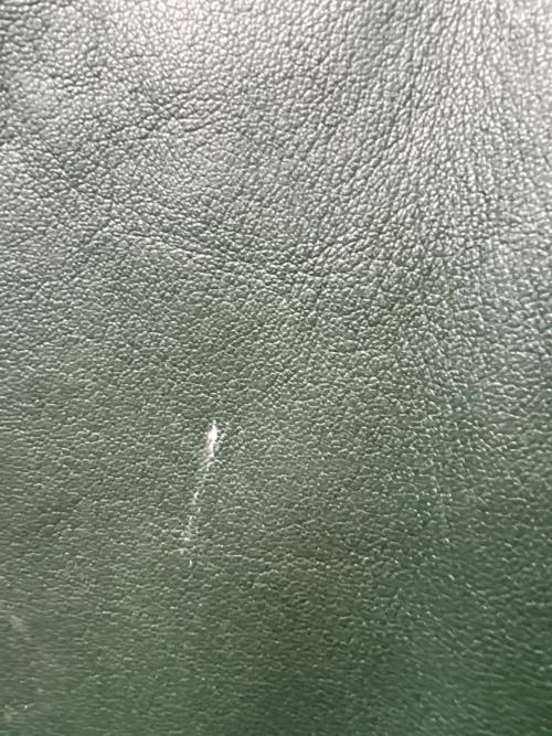 JOHN LAWRENCE SULLIVAN（ジョン ローレンス サリバン）JOHN LAWRENCE SULLIVAN (ジョン ローレンス サリバン) ラムレザージャケット グリーン サイズ:３８の古着・服飾アイテム