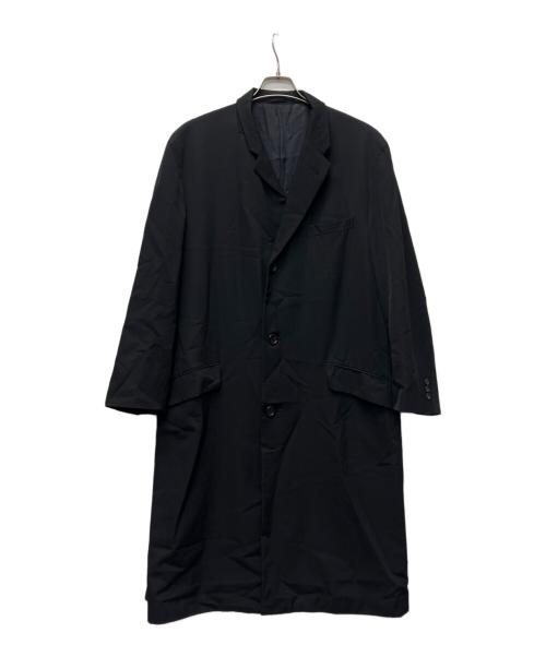 COMME des GARCONS HOMME（コムデギャルソン オム）COMME des GARCONS HOMME (コムデギャルソン オム) ステンカラーコート ブラック サイズ:Ｍの古着・服飾アイテム