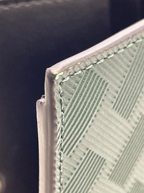 MONTBLANC（モンブラン）MONTBLANC (モンブラン) 2つ折り財布 グリーンの古着・服飾アイテム