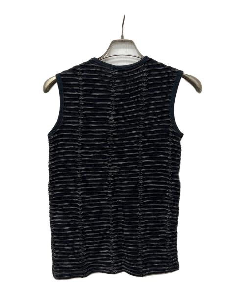 RAF SIMONS（ラフシモンズ）RAF SIMONS (ラフシモンズ) デザインタンクトップ ブラック サイズ:４４の古着・服飾アイテム