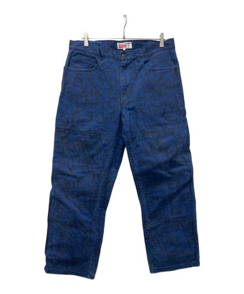 SUPREME（シュプリーム）SUPREME (シュプリーム) COMME des GARCONS SHIRT (コムデギャルソンシャツ) パンツ ネイビー サイズ:３４の古着・服飾アイテム