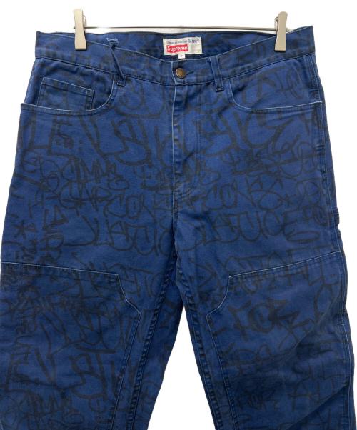 SUPREME（シュプリーム）SUPREME (シュプリーム) COMME des GARCONS SHIRT (コムデギャルソンシャツ) パンツ ネイビー サイズ:３４の古着・服飾アイテム